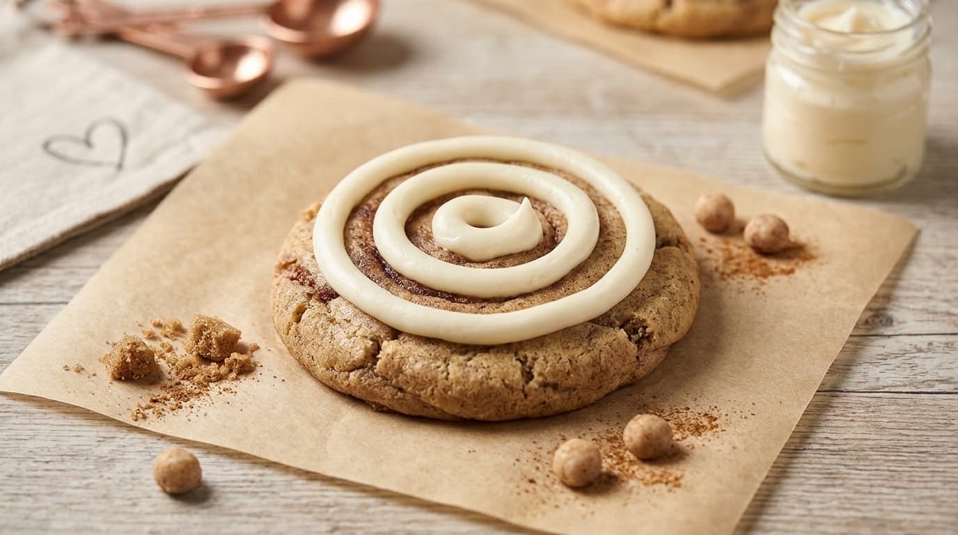 Cinnamon Roll Cookie Frosting